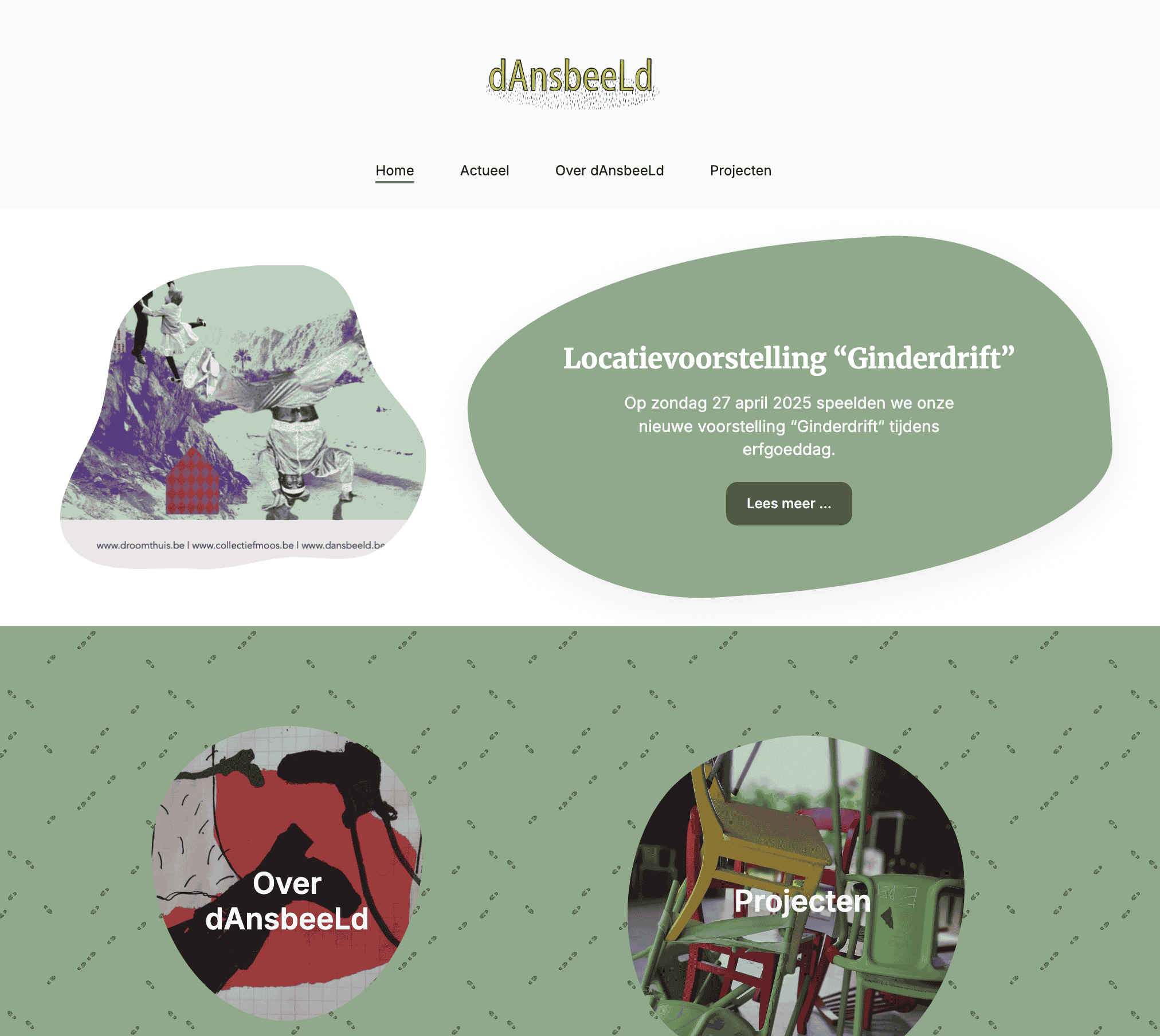 screenshot website dAnsbeeLd